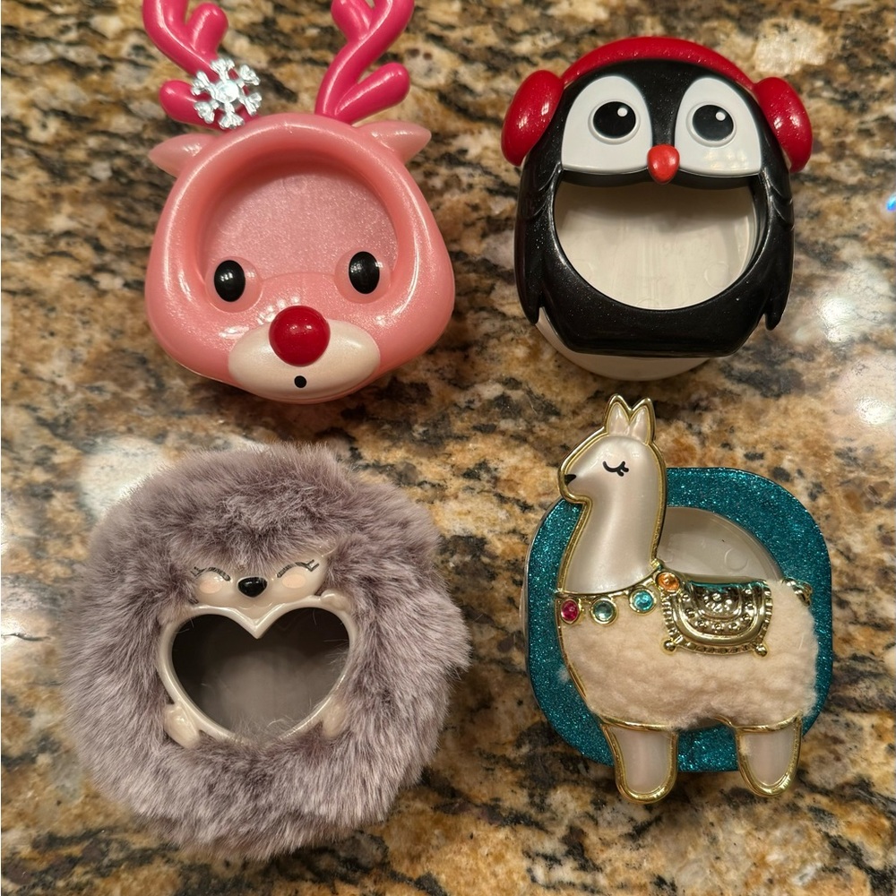 Set of 4 Bath & Body Works Scentportable Car Fragrance Holders